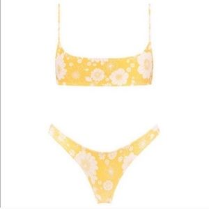 Triangl Keila Lemon Floral Bikini